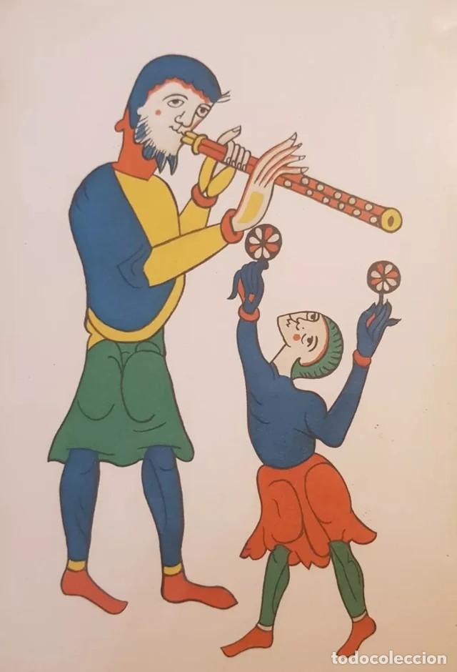 Arte: Grabado Manuscrito Codice Original S. XI - Foto 2