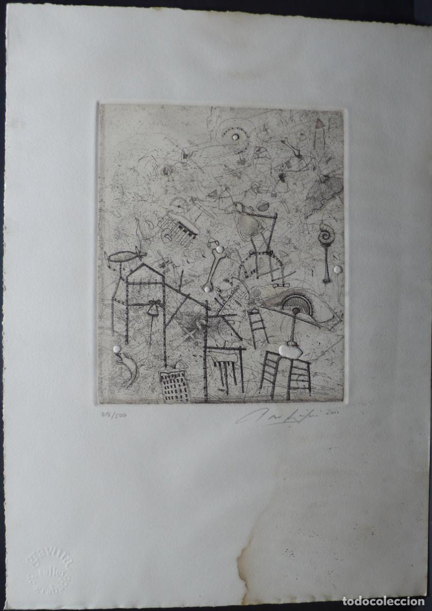 Arte: GRABADO ABSTRACTO LINEAS - Foto 1