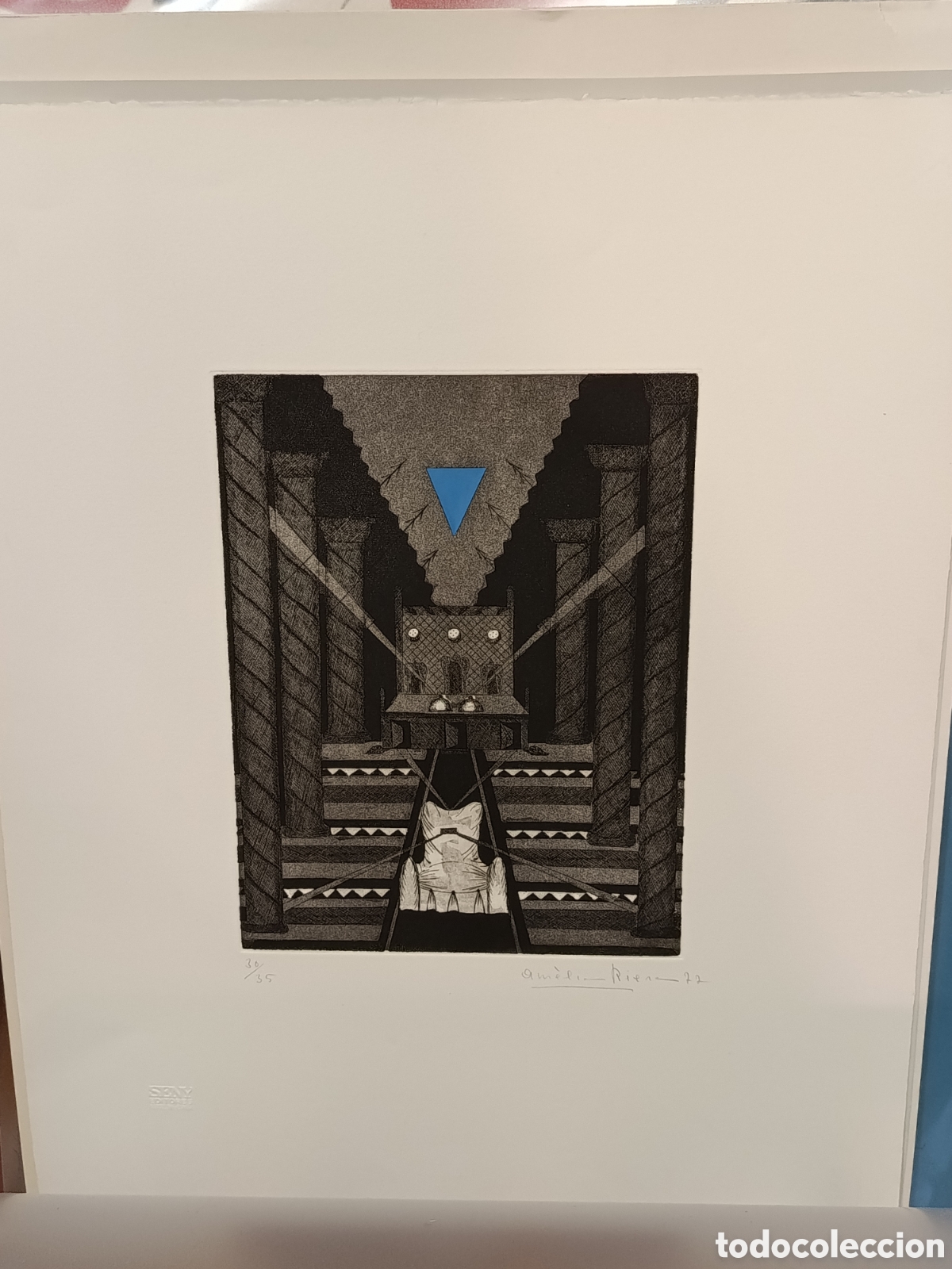 Arte: Am&egrave;lia Riera. Grabado. Sin t&iacute;tulo . - Foto 4