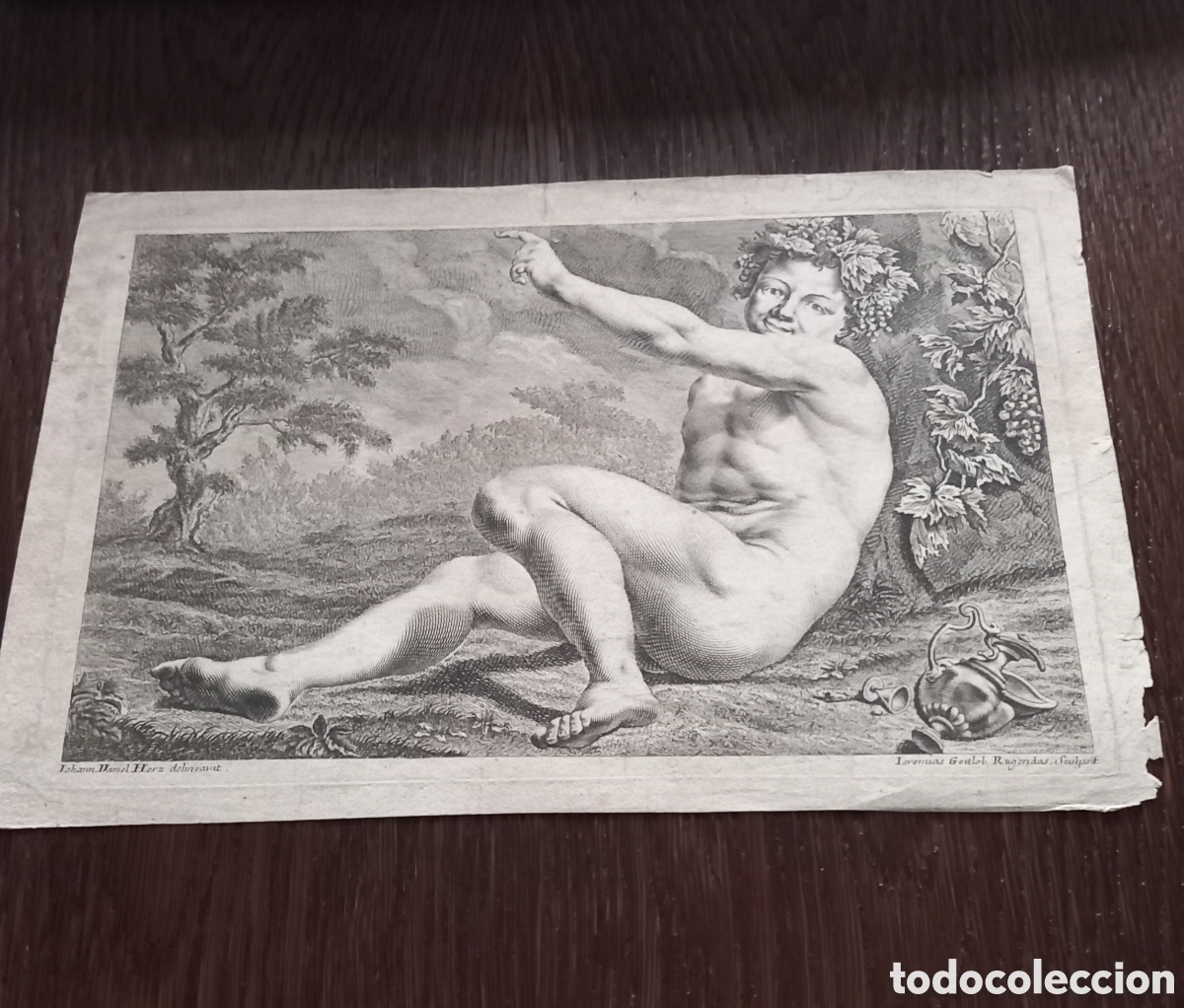 Arte: Grabado de el siglo XVIII - Foto 1