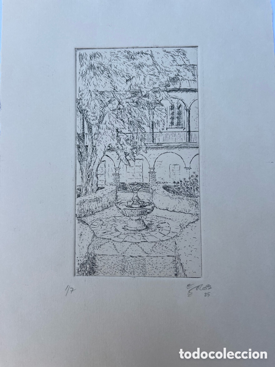 Arte: &ldquo;El palacio de V&iacute;znar&rdquo; serie limitada de Aguafuerte - Foto 1