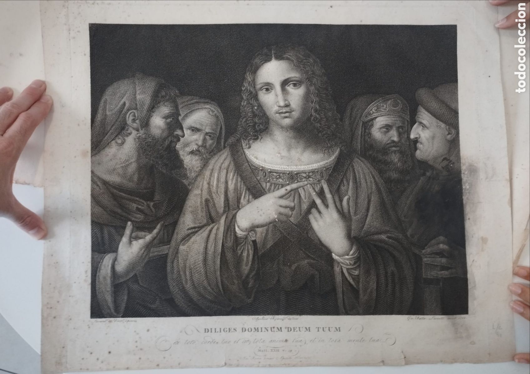 Arte: Espectacular GRABADO LEONARDO - Foto 4