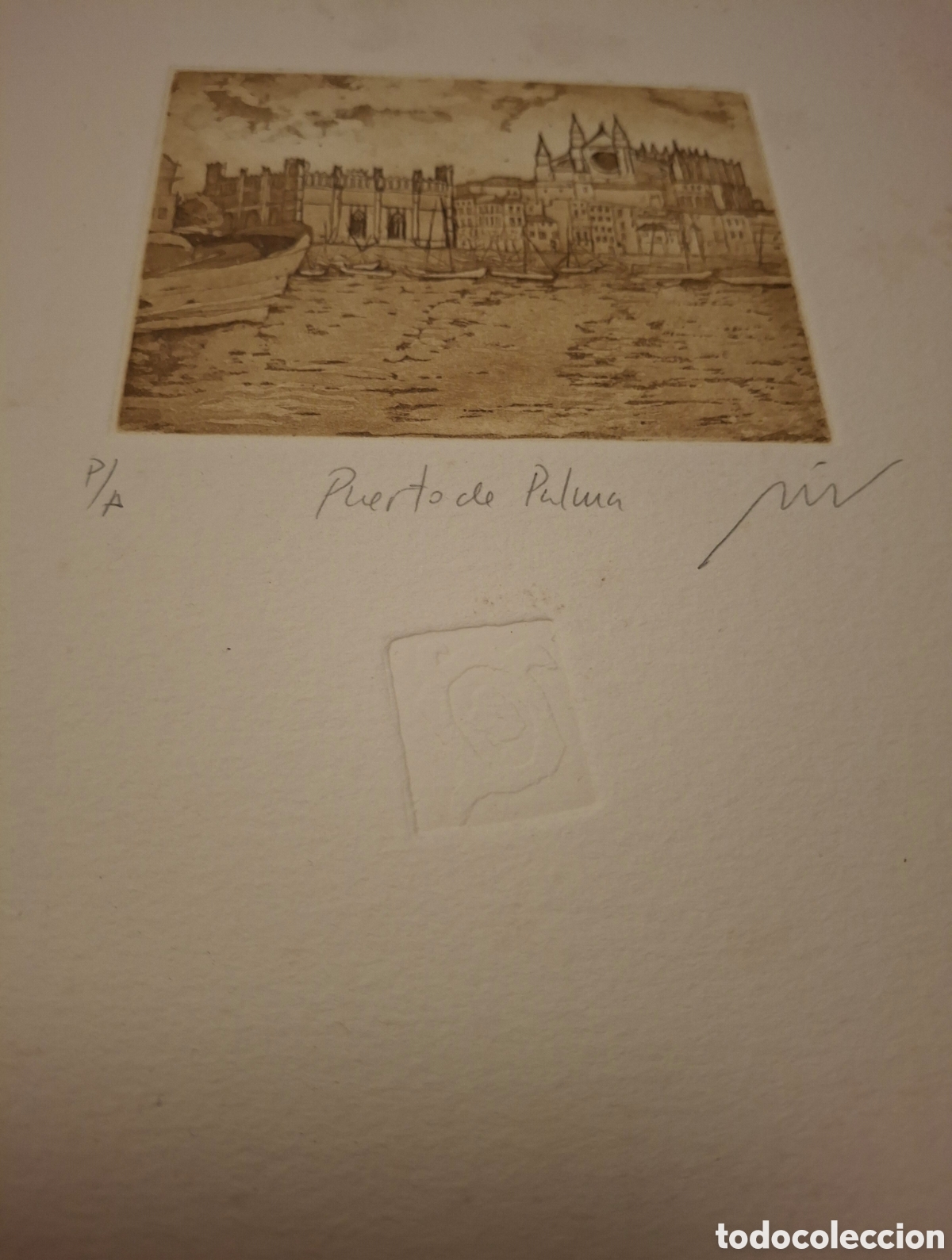 Arte: Grabado Puerto de Palma - Foto 3