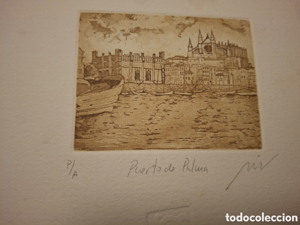 Arte: Grabado Puerto de Palma - Foto 5
