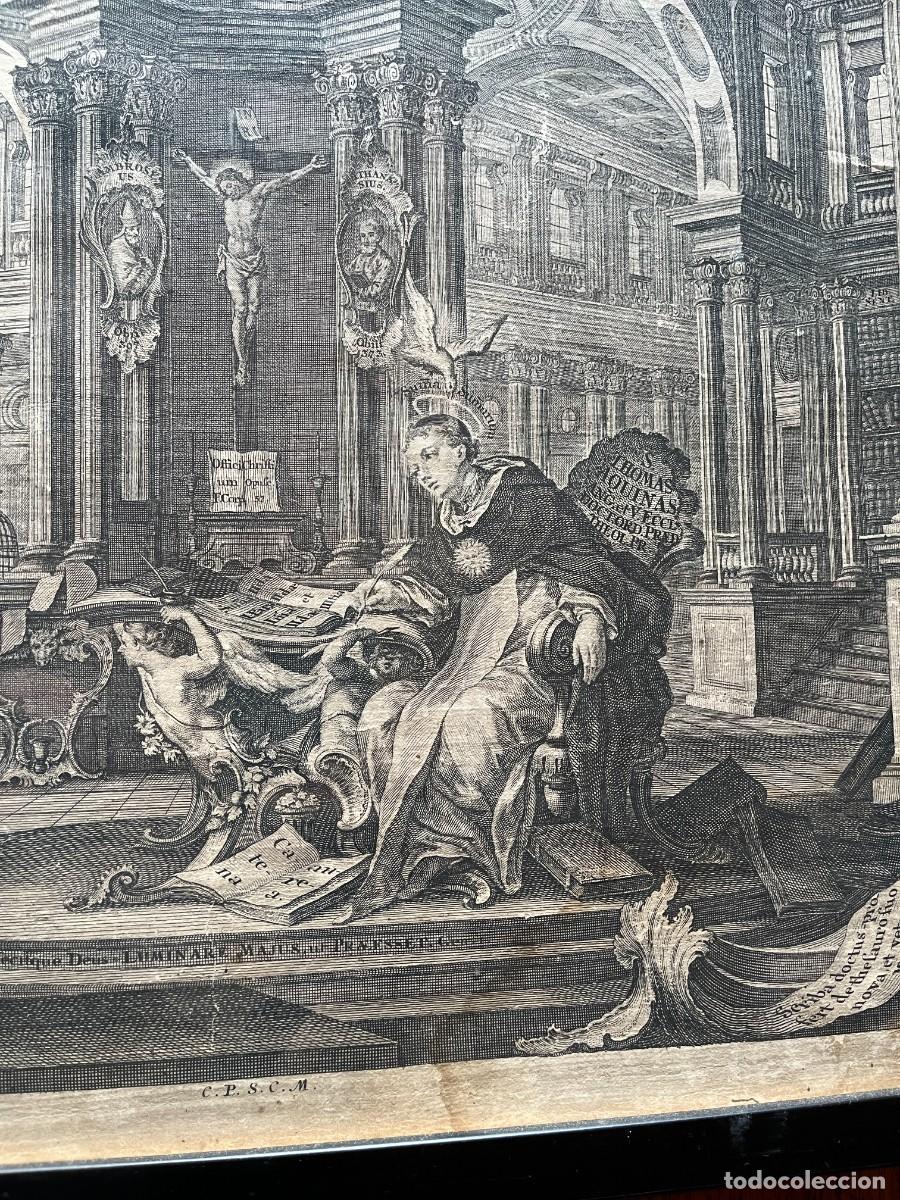 Arte: FACULTAS SACRA, grabado del S. XVIII - Foto 2