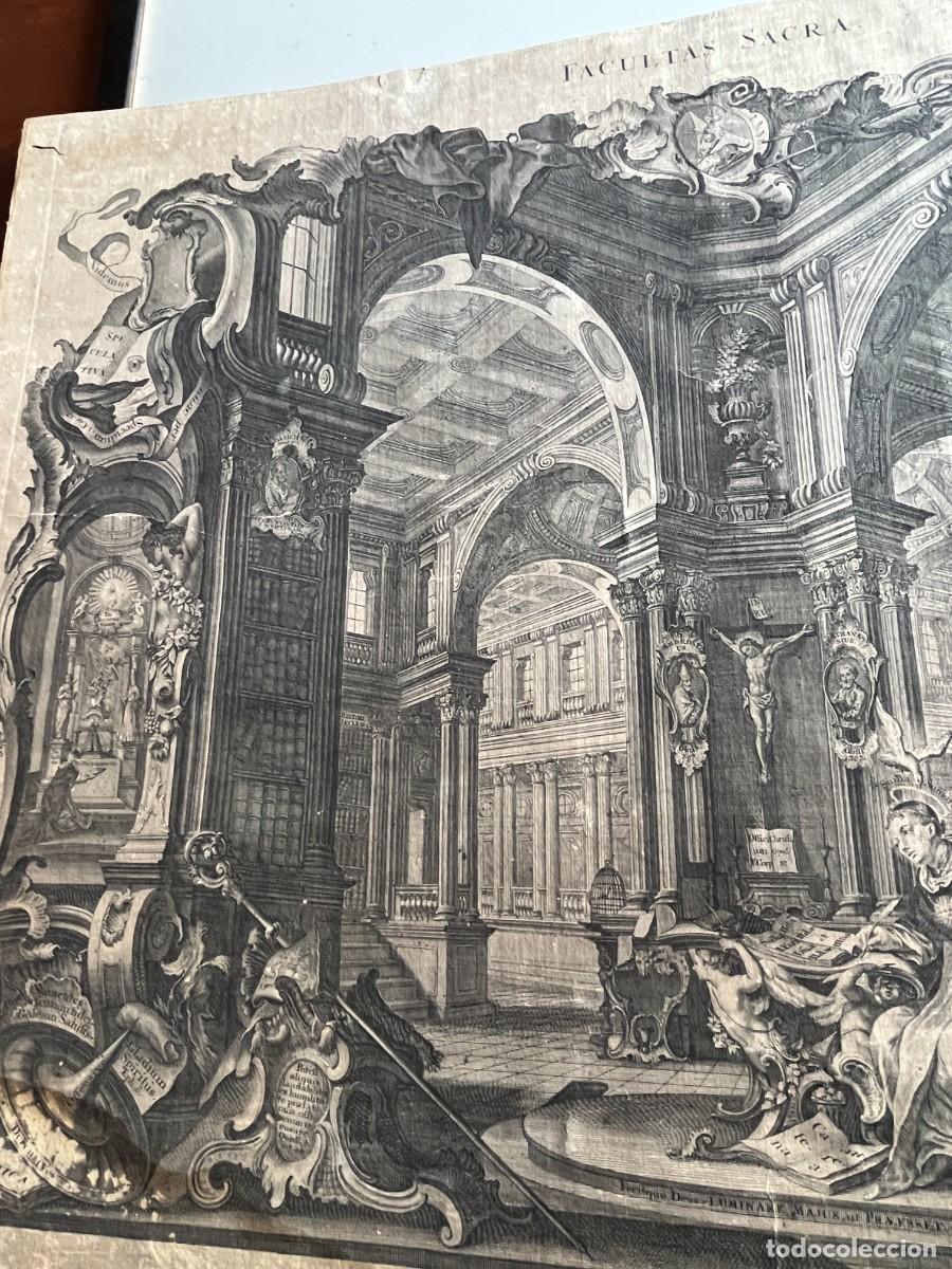 Arte: FACULTAS SACRA, grabado del S. XVIII - Foto 5