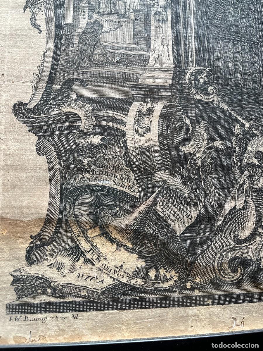 Arte: FACULTAS SACRA, grabado del S. XVIII - Foto 8