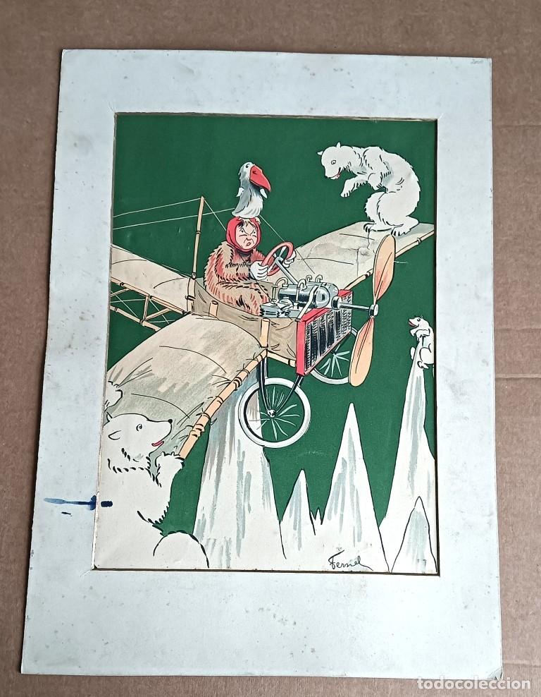 Arte: Grabado a color - Fernand Fernel - Foto 1