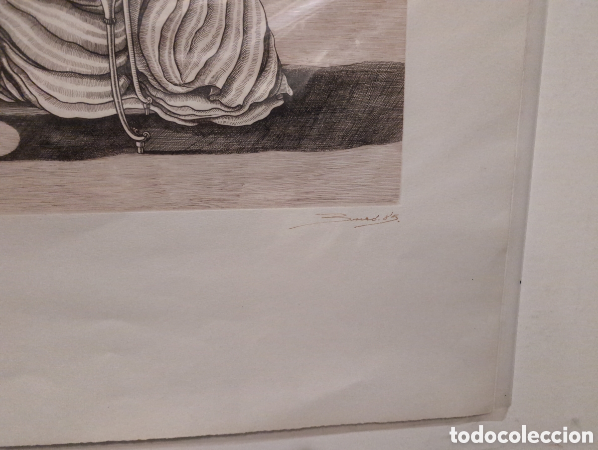 Arte: Grabado Carlos Bur&oacute; Mujer de espaldas - Foto 6