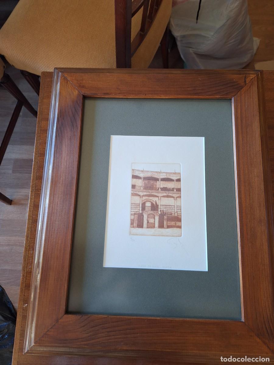 Arte: Grabado plaza toros de Ronda - Foto 1