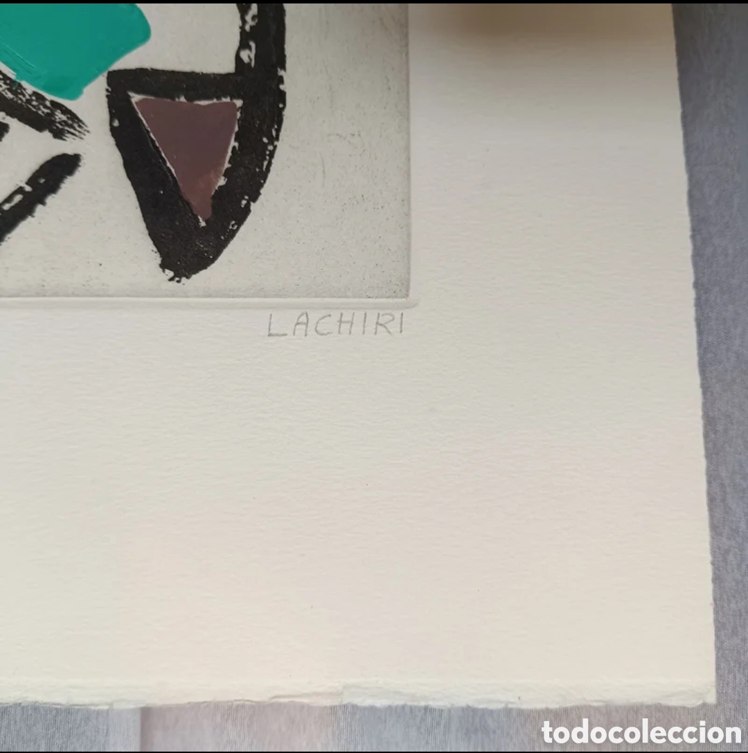 Arte: Cuadro grabado abstracto de Sohad Lachiri - Foto 3
