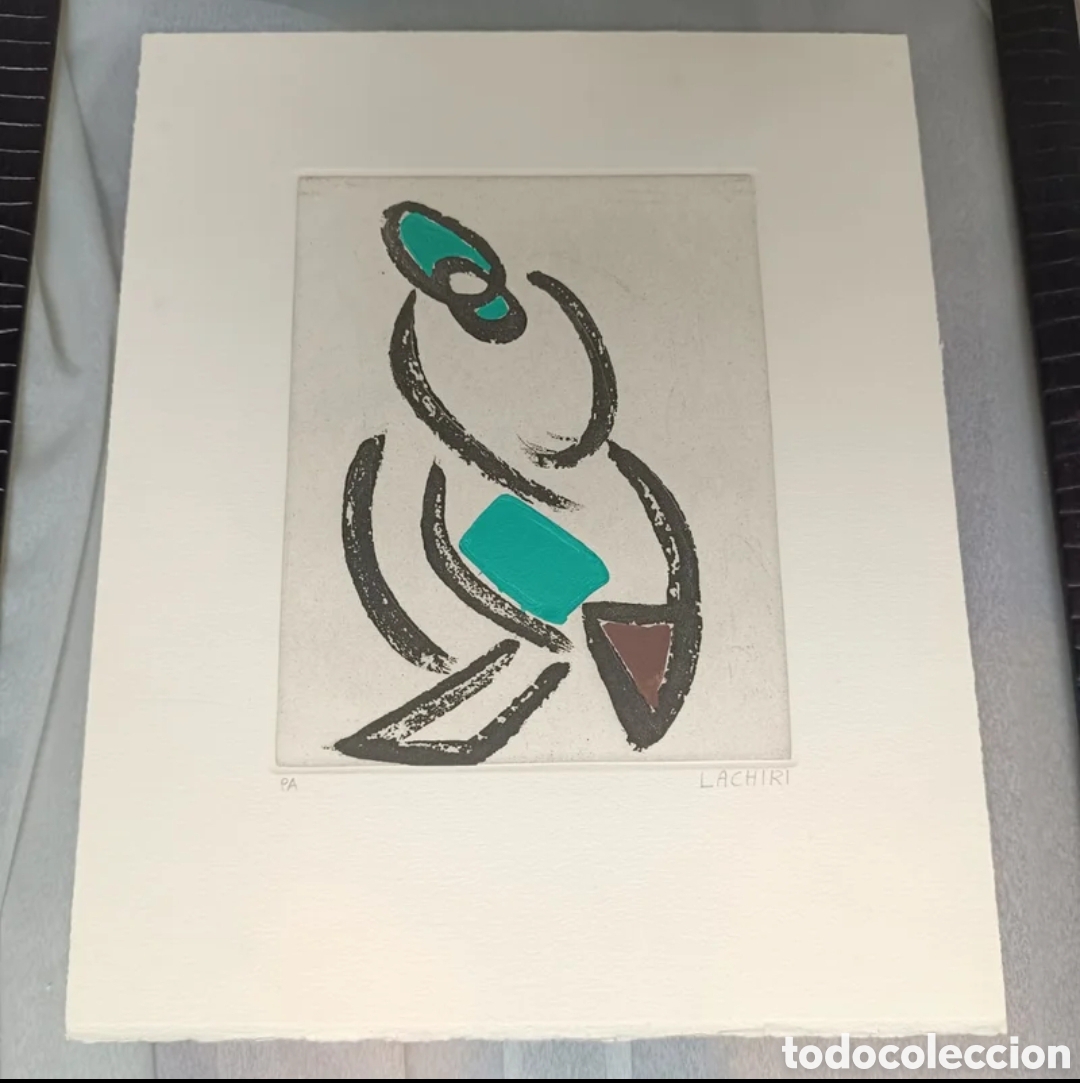 Arte: Cuadro grabado abstracto de Sohad Lachiri - Foto 5