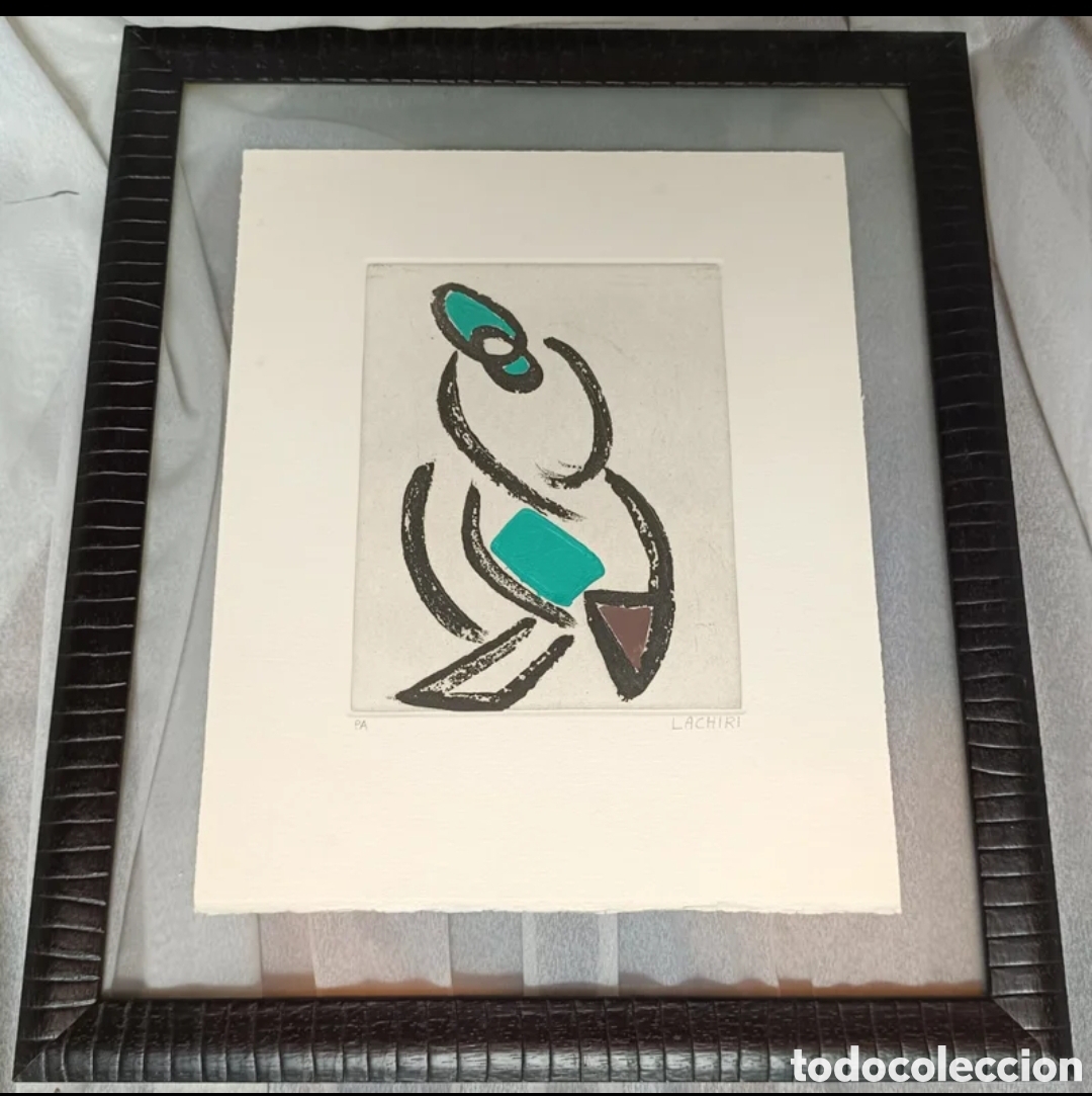 Arte: Cuadro grabado abstracto de Sohad Lachiri - Foto 7