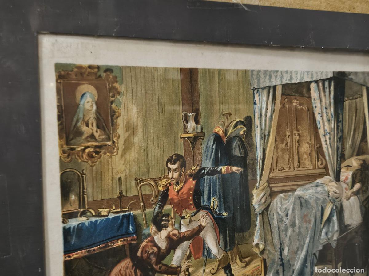 Arte: cuadro grabado vintage - Foto 2