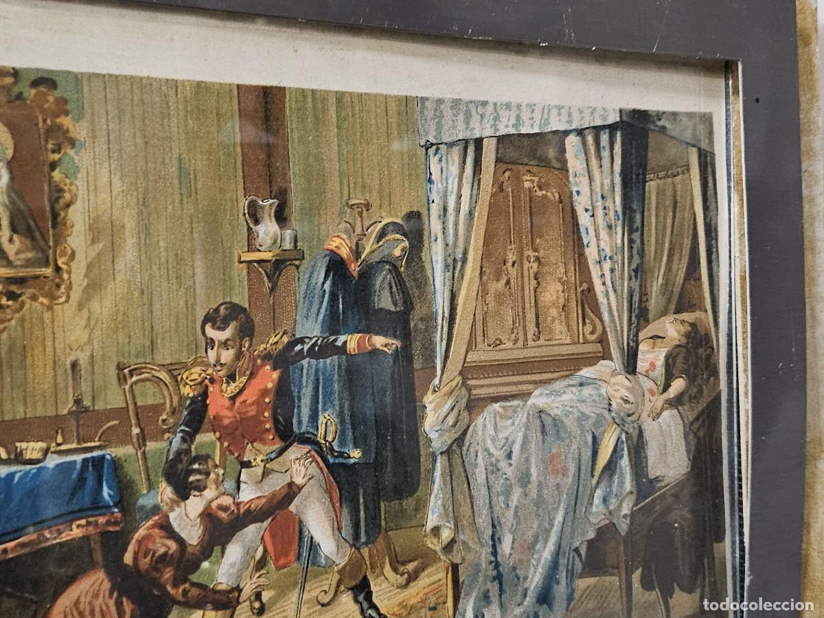 Arte: cuadro grabado vintage - Foto 4