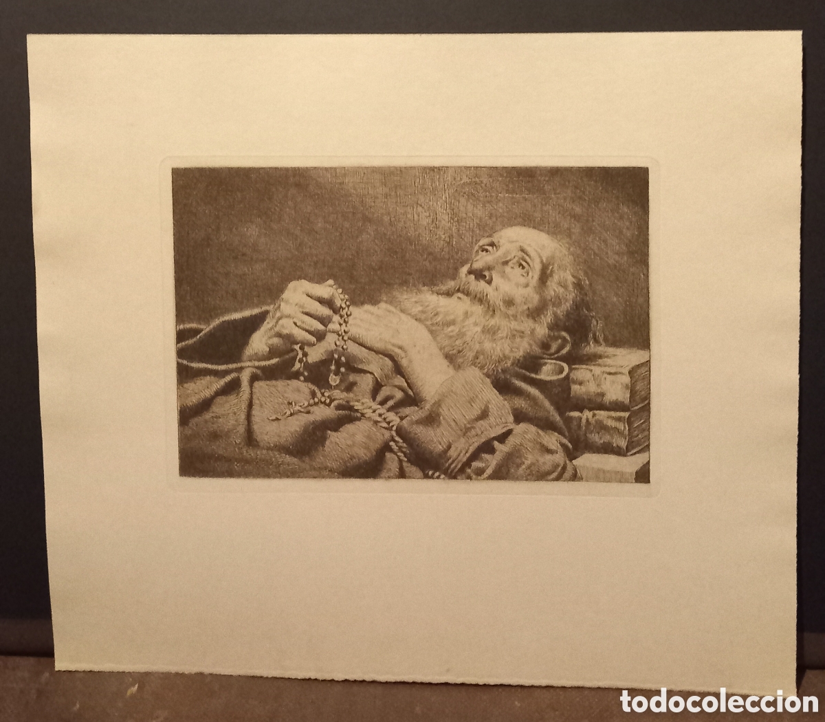 Arte: Grabado San Francisco de Paula - Foto 1