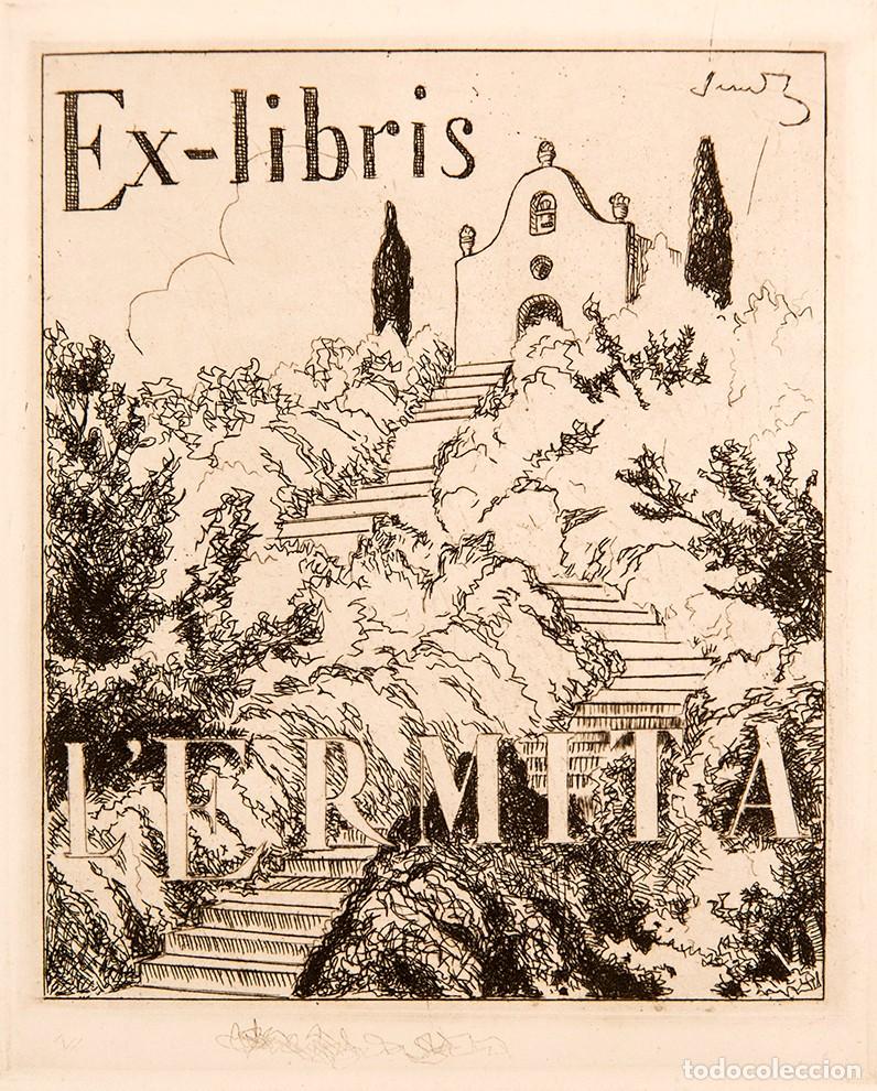 Arte: JUNCEDA - AGUAFUERTE - EXLIBRIS - LERMITA - Foto 1