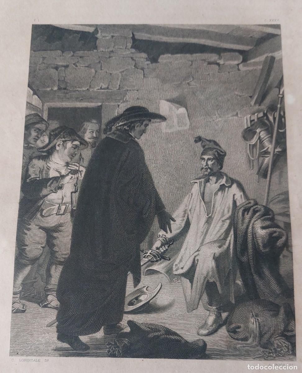 Arte: Lamina grabado Quijote - Foto 1