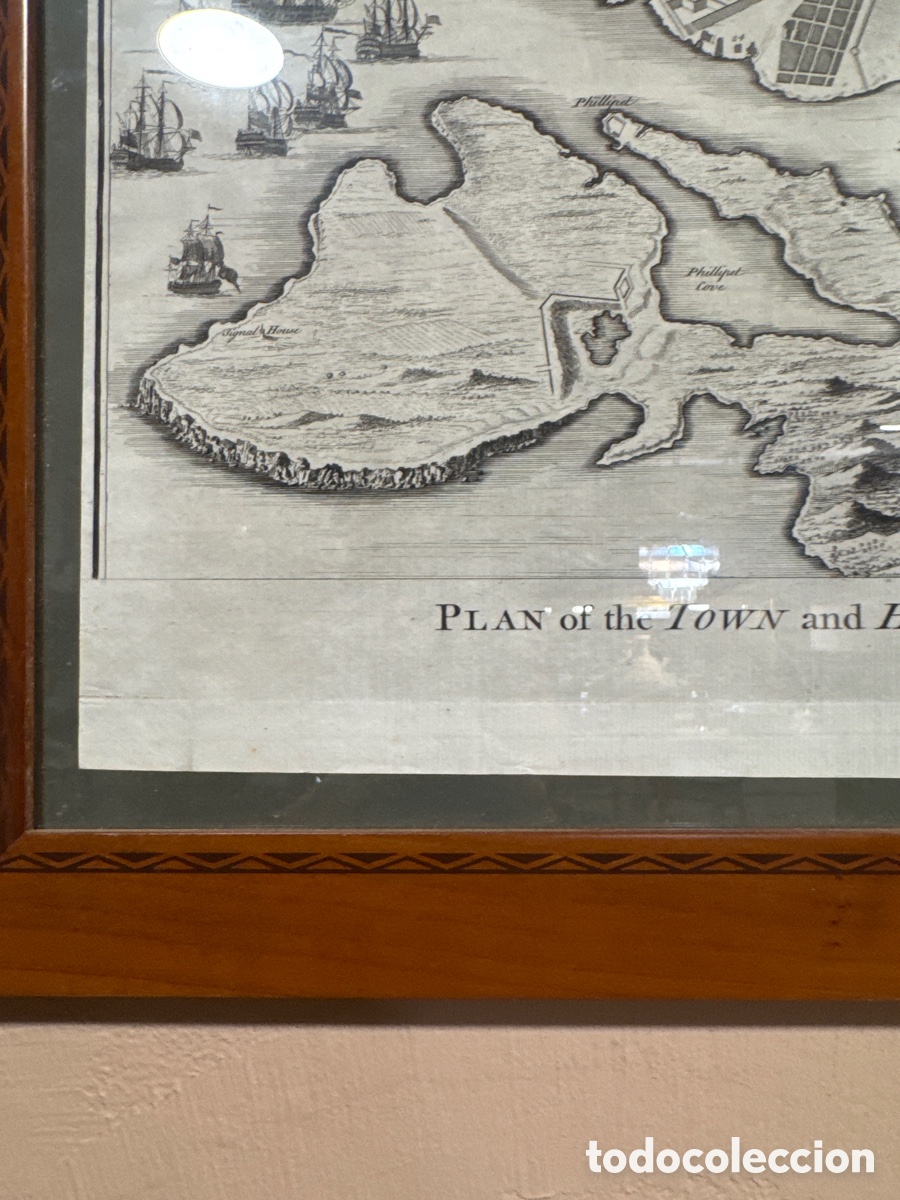 Arte: Mapa del puerto de Mah&oacute;n original - Foto 4