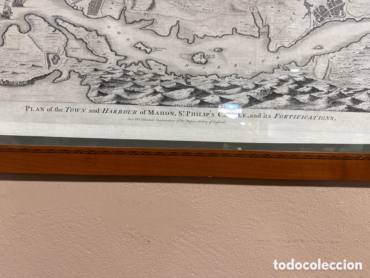 Arte: Mapa del puerto de Mah&oacute;n original - Foto 5