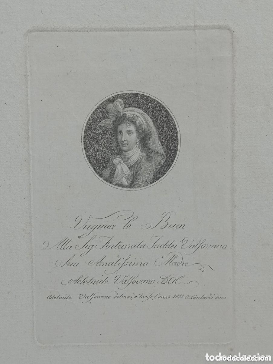 Arte: VIRGINIA LE BRUN. ADELAIDE VALSOVANO A&Ntilde;O 1811 - Foto 1