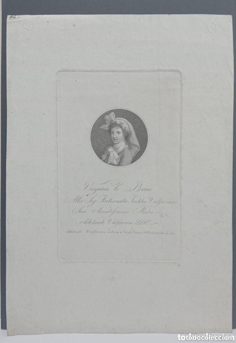 Arte: VIRGINIA LE BRUN. ADELAIDE VALSOVANO A&Ntilde;O 1811 - Foto 2