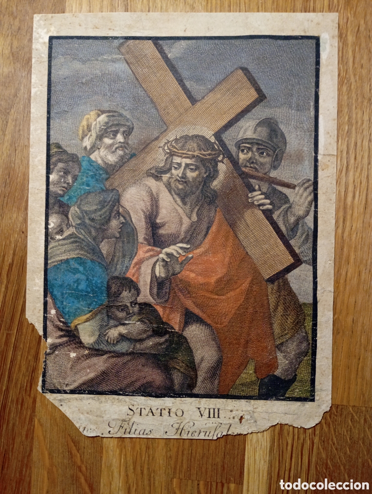 Arte: Grabado &rdquo;Octava estaci&oacute;n del VIACRUCIS&rdquo; - Foto 1