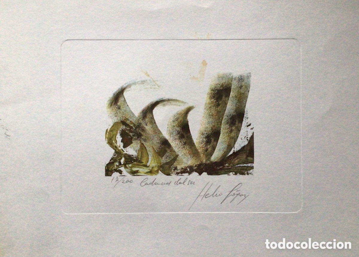Arte: Grabado Helio Gogar . Cadencias del Ser - Foto 2