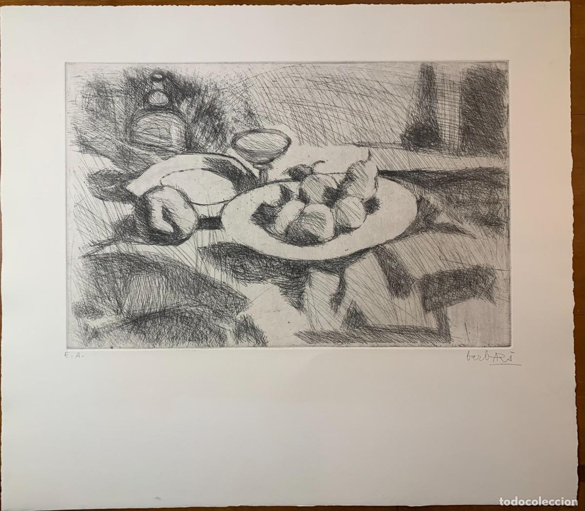 Arte: Grabado Joan Barbar&agrave; (1927-2013) - Foto 1