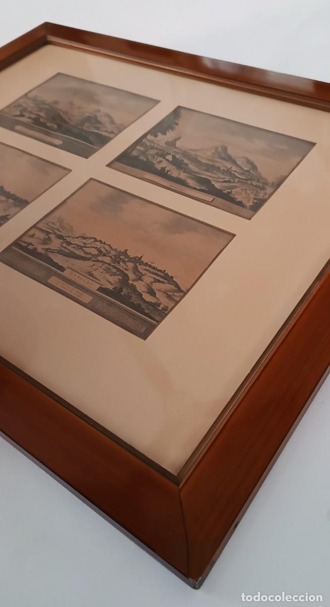 Arte: 4 ANTIGUOS GRABADOS DE MALAGA - Foto 4