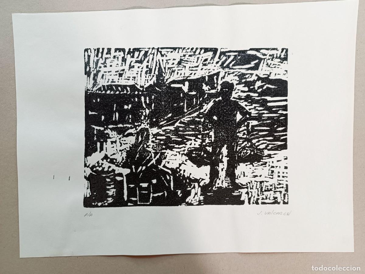 Arte: LINOGRABADO DE VALCARCEL - Foto 1