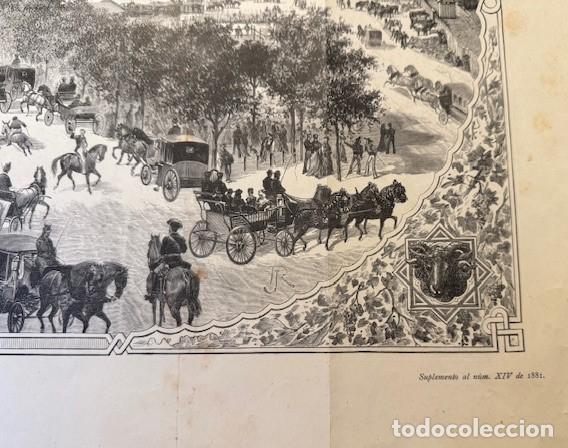 Arte: LA FERIA DE SEVILLA. - Grabado. - Foto 2