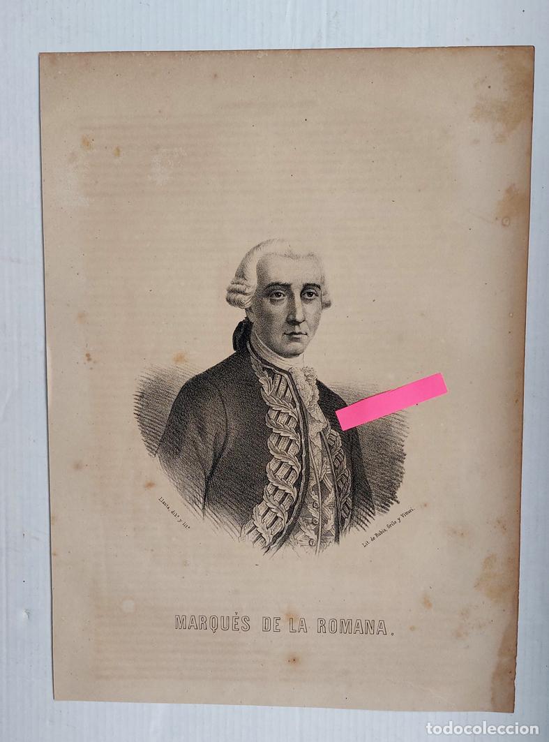 Arte: MARQU&Eacute;S DE LA ROMANA. GRABADO DE 1867 - Foto 1