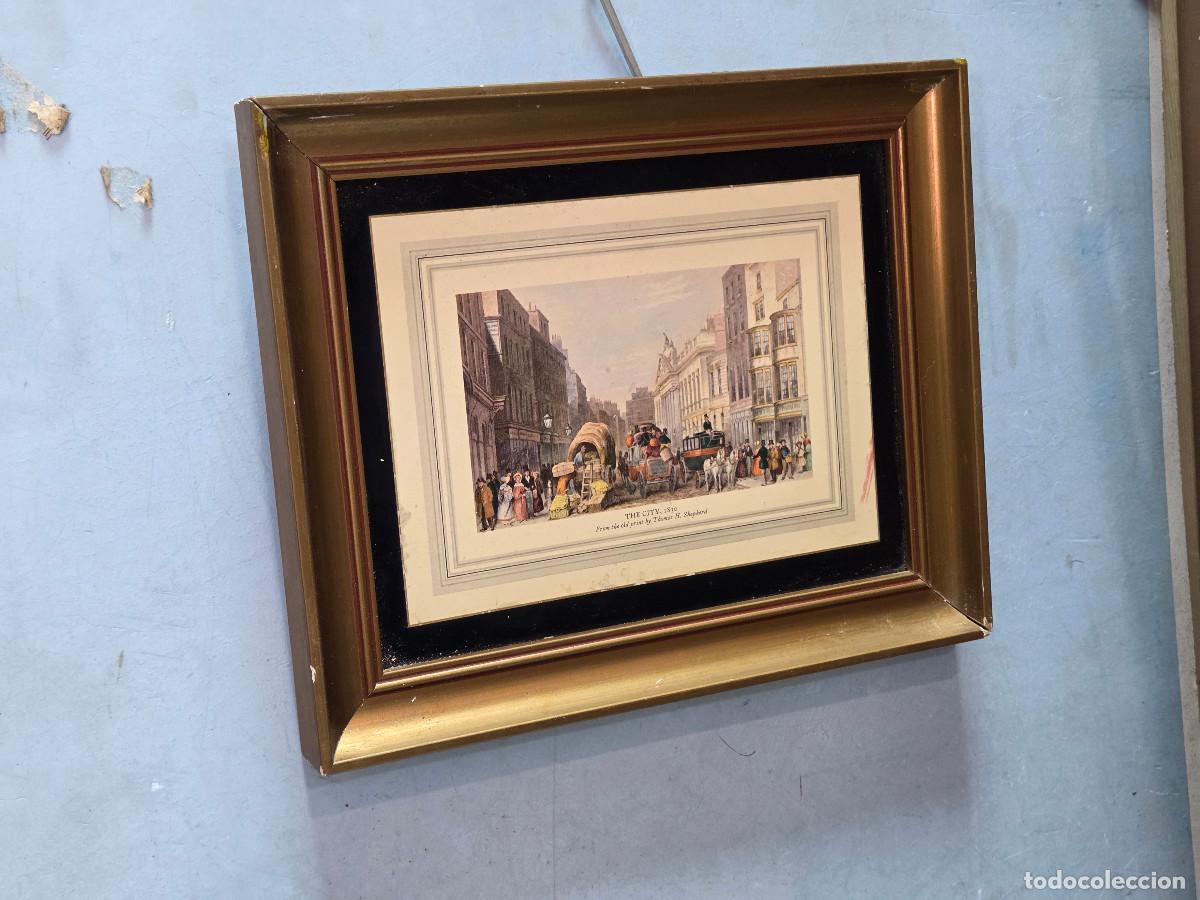 Arte: cuadro con grabado antiguo - Foto 1