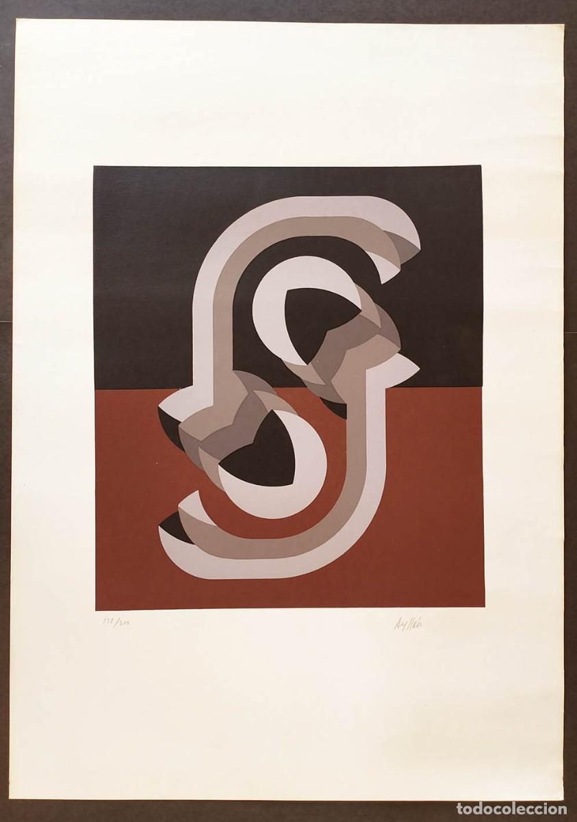Arte: AYLL&Oacute;N, MANUEL. GRABADO (SERIGRAF&Iacute;A). - Foto 1