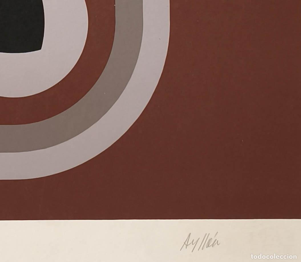 Arte: AYLL&Oacute;N, MANUEL. GRABADO (SERIGRAF&Iacute;A). - Foto 2