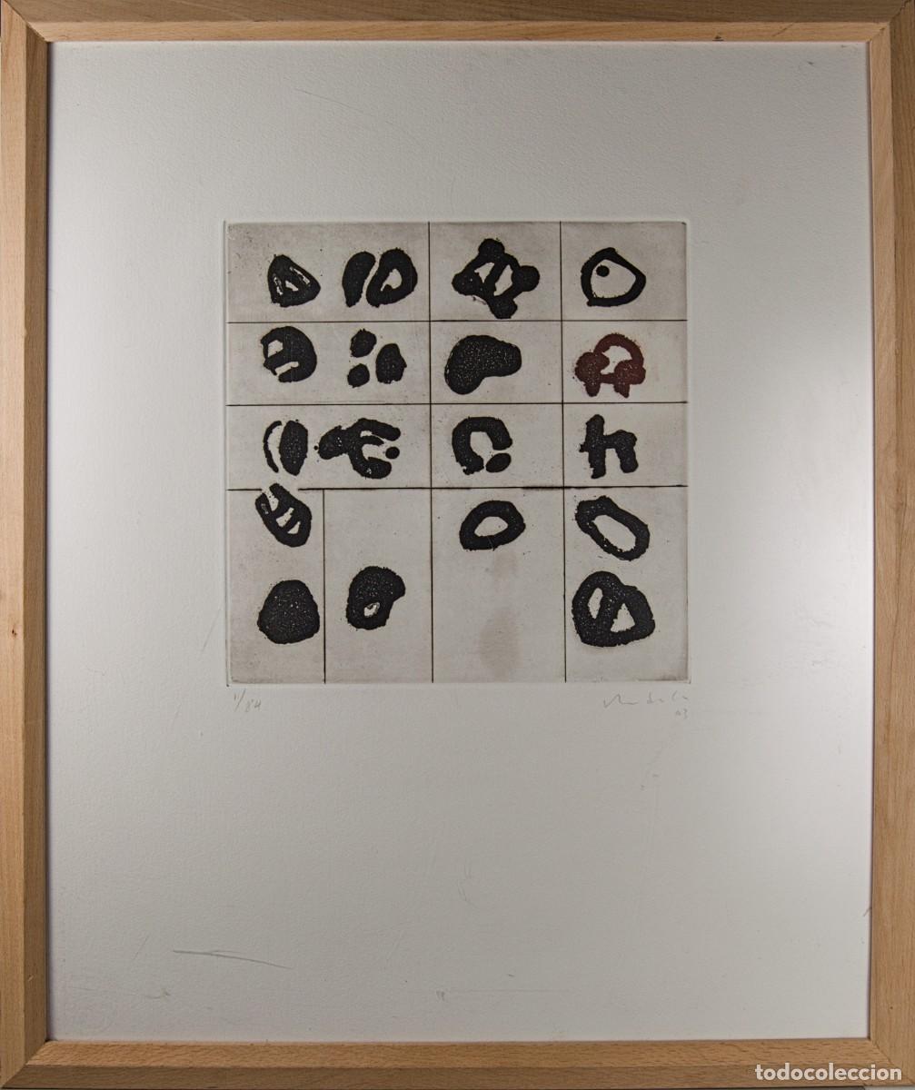 Arte: HERN&Aacute;N ARDILA / COMPOSICI&Oacute;N ABSTRACTA (2003) / AGUAFUERTE Y PUNTA SECA - Foto 1