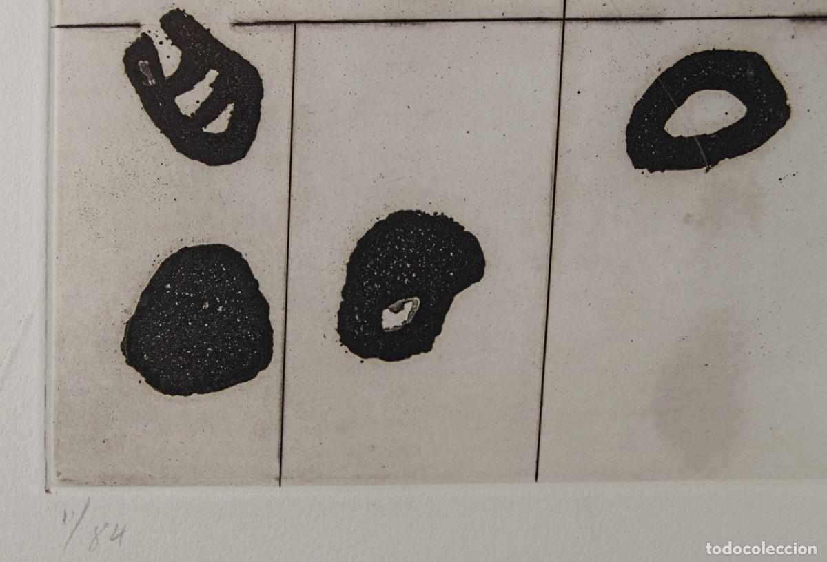 Arte: HERN&Aacute;N ARDILA / COMPOSICI&Oacute;N ABSTRACTA (2003) / AGUAFUERTE Y PUNTA SECA - Foto 4