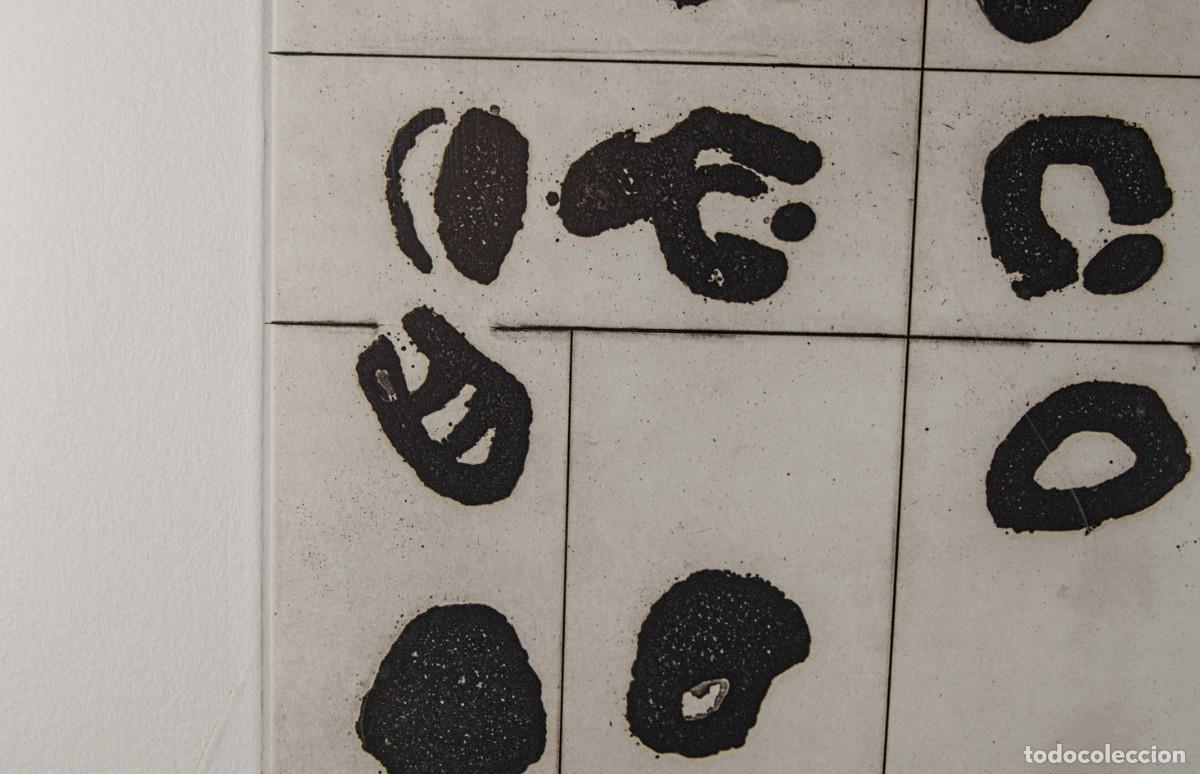 Arte: HERN&Aacute;N ARDILA / COMPOSICI&Oacute;N ABSTRACTA (2003) / AGUAFUERTE Y PUNTA SECA - Foto 8