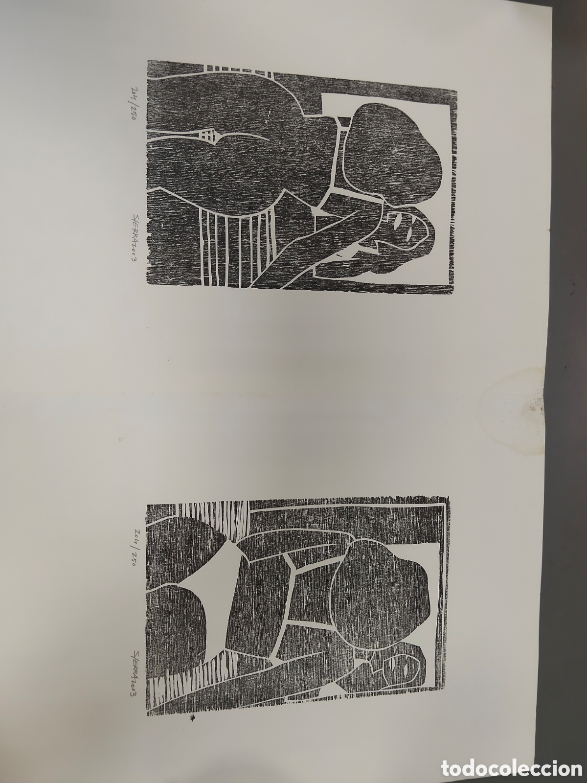 Arte: Doble grabado numerado SERRANO - Foto 1