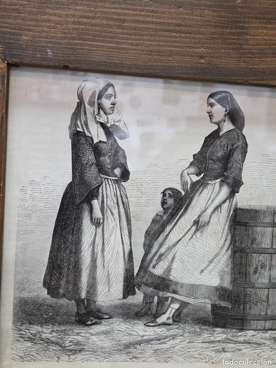 Arte: cuadro con grabado antiguo - Foto 2