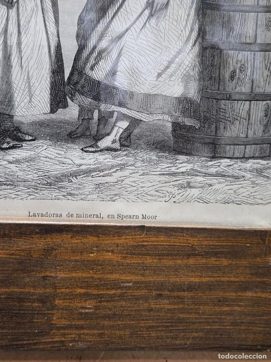 Arte: cuadro con grabado antiguo - Foto 3