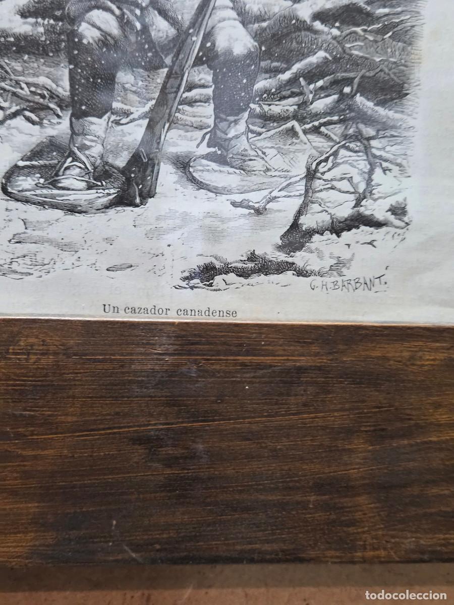 Arte: cuadro con grabado antiguo - Foto 4