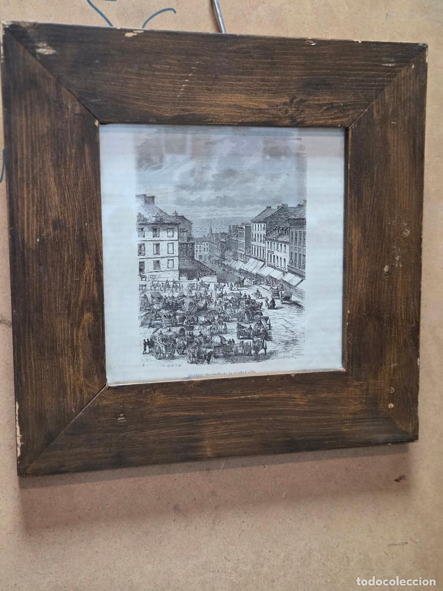 Arte: cuadro con grabado antiguo - Foto 1