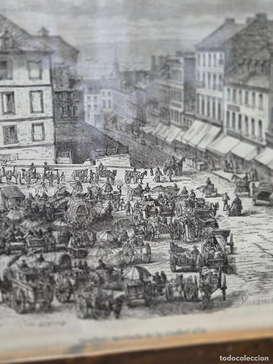 Arte: cuadro con grabado antiguo - Foto 3