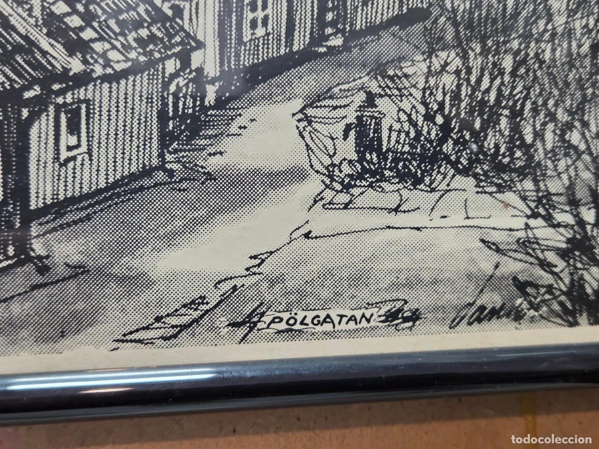 Arte: cuadro con grabado modernista - Foto 3