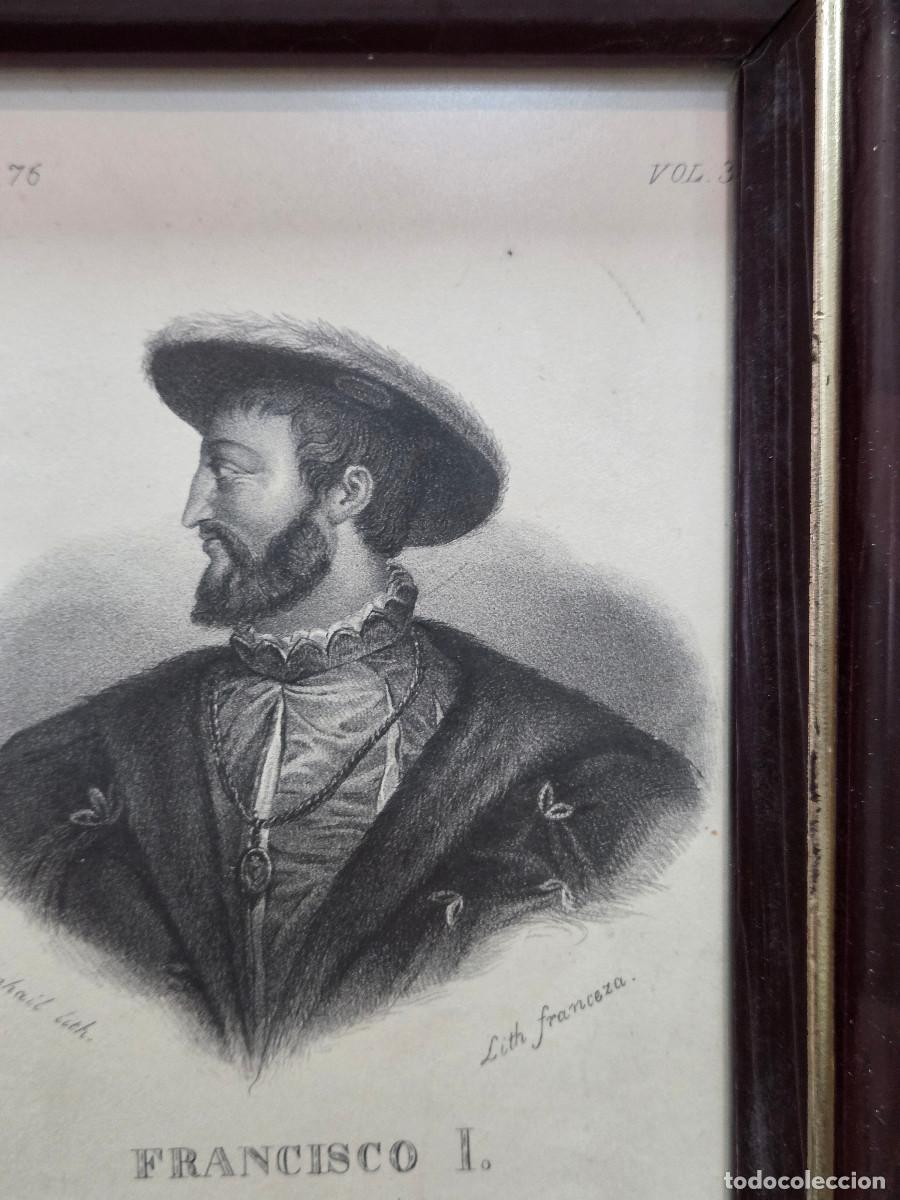 Arte: cuadro con grabado antiguo - Foto 3