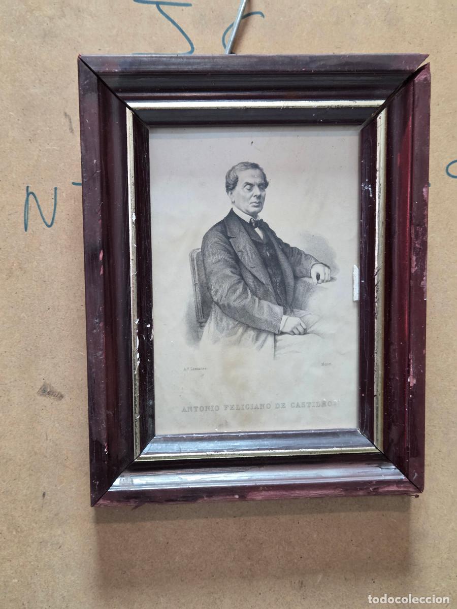 Arte: cuadro con grabado antiguo - Foto 1