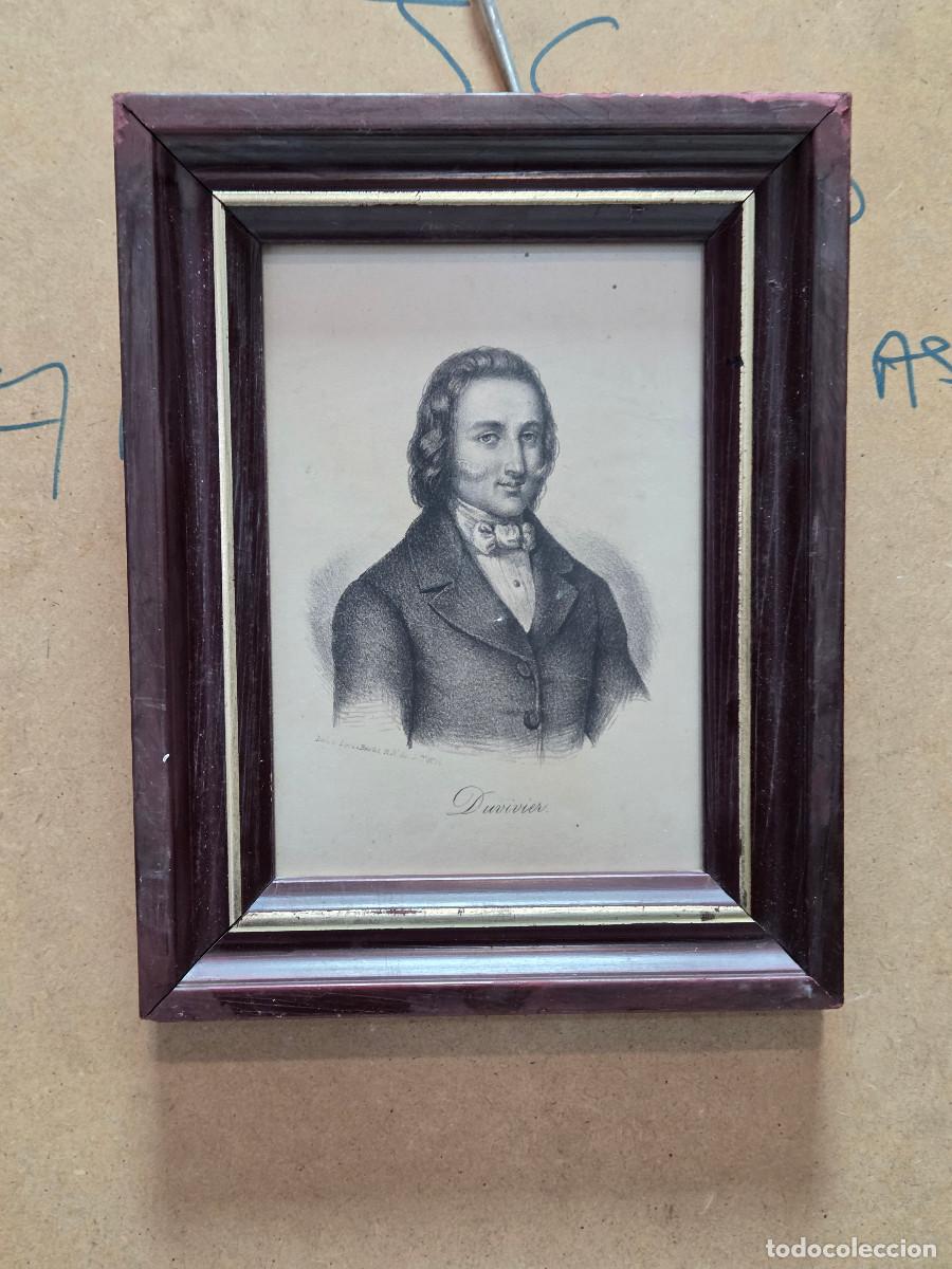 Arte: cuadro con grabado antiguo - Foto 1