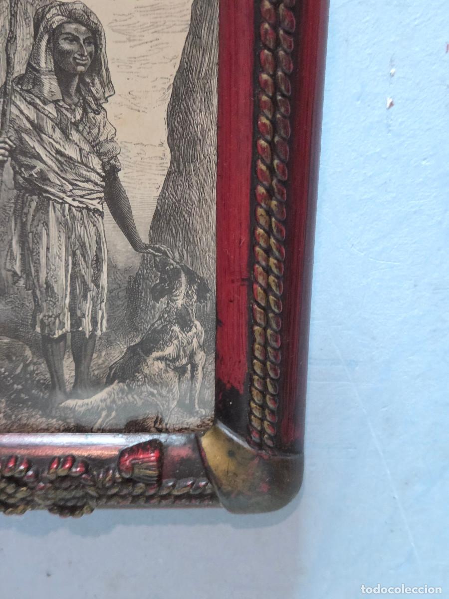 Arte: cuadro con grabado antiguo - Foto 3